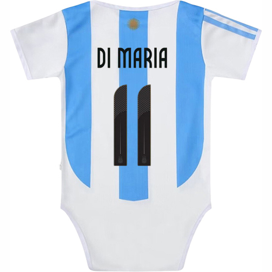 Angel Di Maria Blue/White Baby Bodysuit 2024 Argentina Jersey