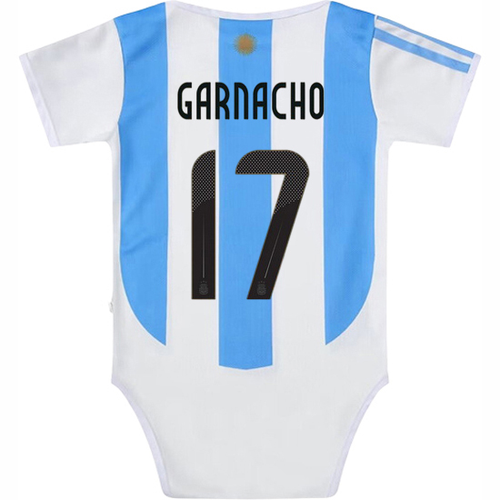 Alejandro Garnacho Blue/White Baby Bodysuit 2024 Argentina Jersey