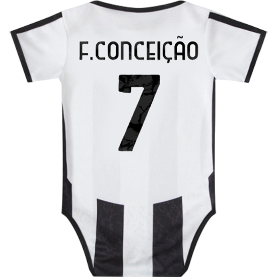 Francisco Conceicao White Baby Bodysuit 2024 Gameday Jersey