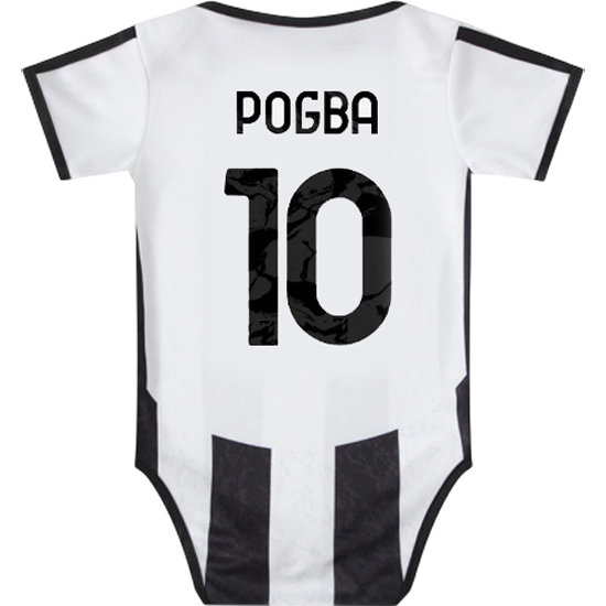 Paul Pogba White Baby Bodysuit 2024 Gameday Soccer Jersey