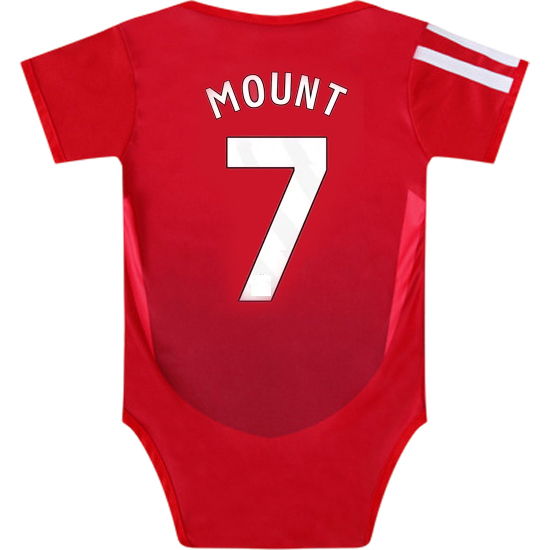 Mason Mount Red Baby Bodysuit 2024 Gameday Soccer Jersey