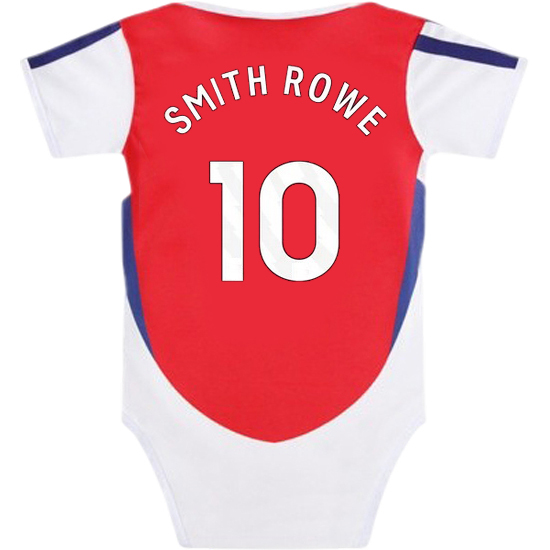 Emile Smith Rowe Red/White Baby Bodysuit 2024 Gameday Jersey