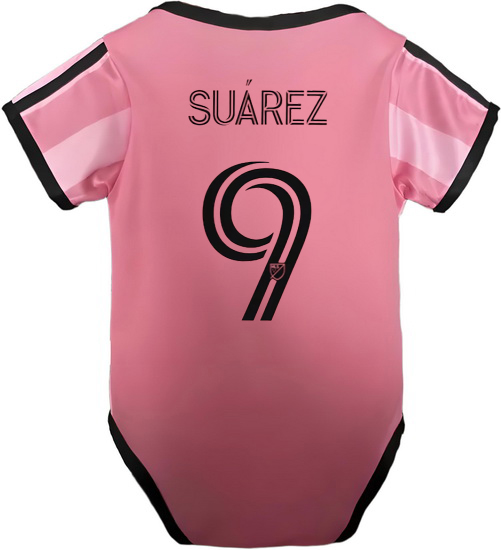 Luis Suarez Pink Baby Bodysuit 2025 Team Soccer Jersey