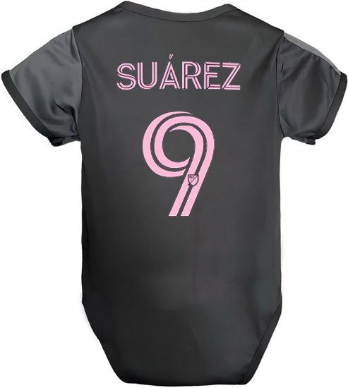 Luis Suarez Black Baby Bodysuit 2025 Team Soccer Jersey
