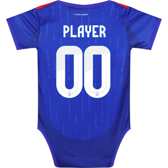 Custom Blue Baby Bodysuit 2024 Italy Soccer Jersey