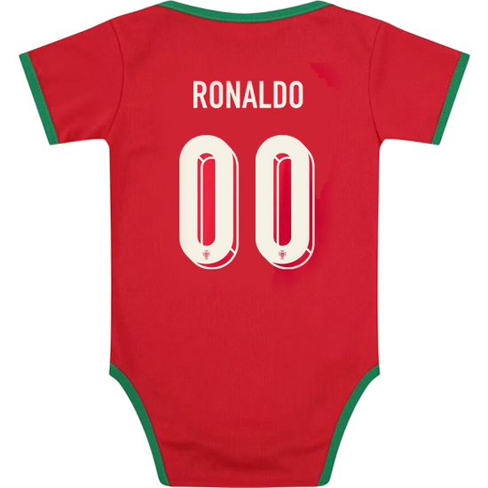 Custom Blue Baby Bodysuit 2024 Portugal Soccer Jersey