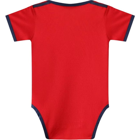 Blank Red Baby Bodysuit 2024 Spain Soccer Jersey