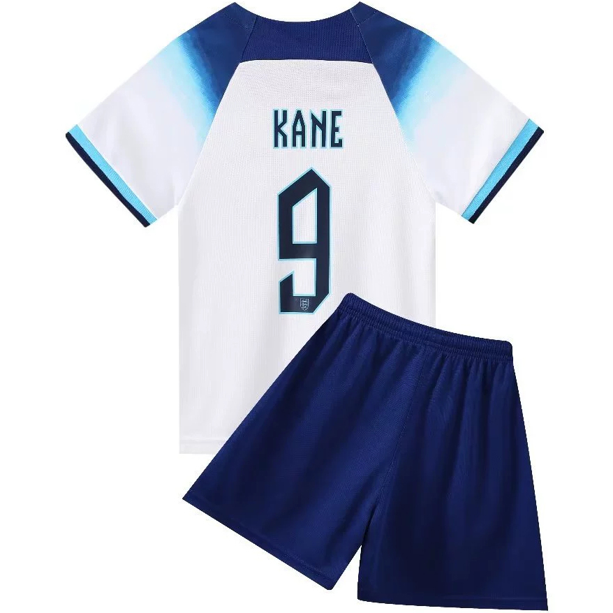 2022 Harry Kane #9 White England Home Kids Jersey