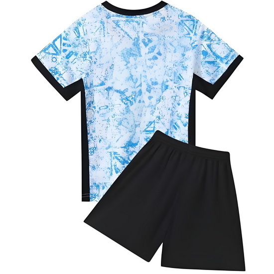 2024 Portugal Blue Unisex Away Youth Soccer Jersey