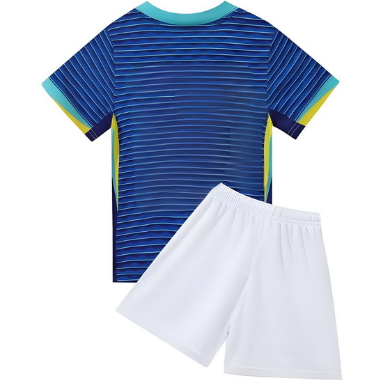 2024 Brazil Blue Team Away Youth Soccer Jersey