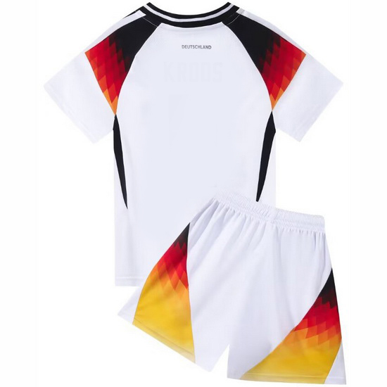 2024 Germany White Unisex Home Youth Soccer Jersey