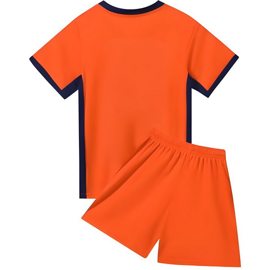 2024 Netherlands Orange Unisex Home Youth Soccer Jersey