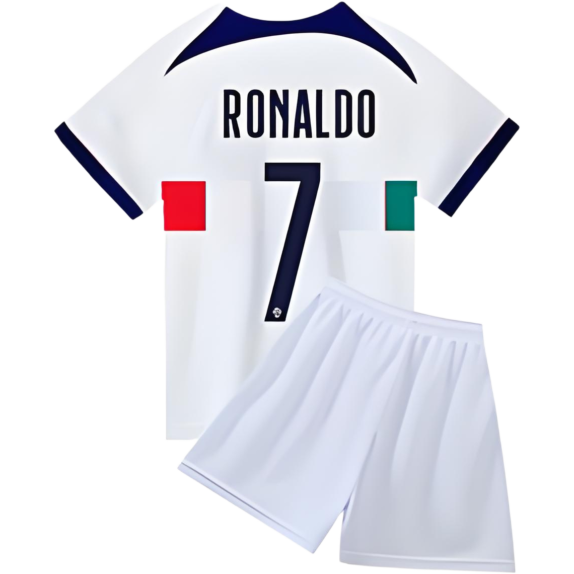 2022 Portugal Cristiano Ronaldo #7 White Away Youth Jersey