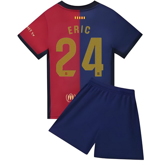 24/25 Eric Garcia #24 Blue Home Youth Soccer Jersey