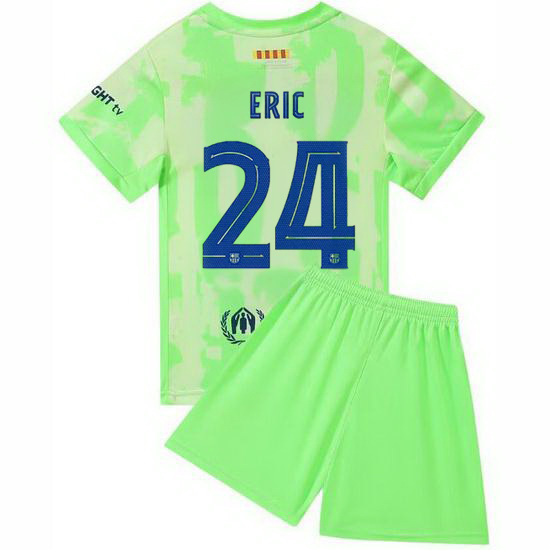 24/25 Eric Garcia #24 Minty Green Third Youth Soccer Jersey