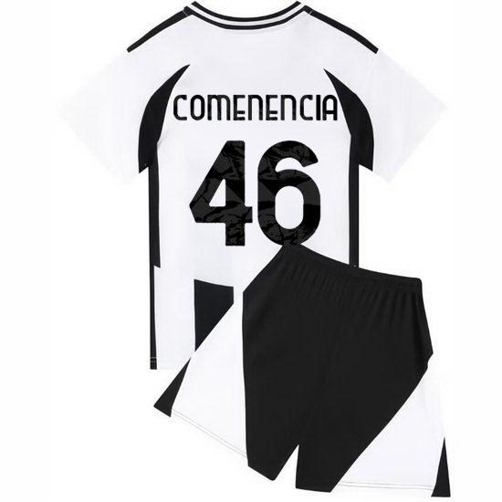 24/25 Livano Comenencia #46 White/Black Home Youth Soccer Jersey