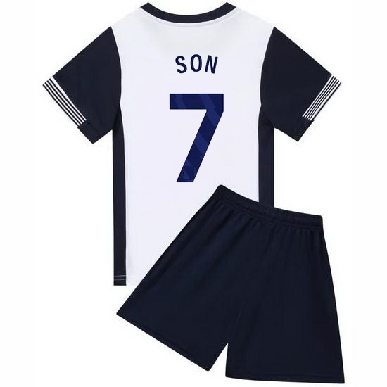 24/25 Son Heung-Min #7 White/Blue Home Youth Soccer Jersey