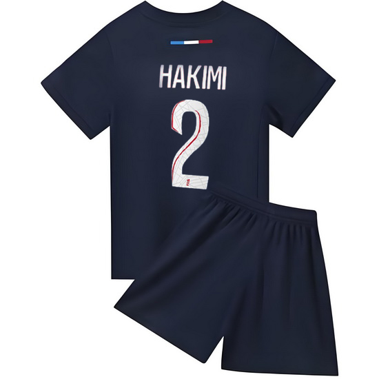 24/25 Achraf Hakimi #2 Red/Blue Home Youth Soccer Jersey