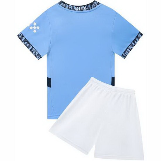 24/25 Blank Light Blue Home Youth Soccer Jersey