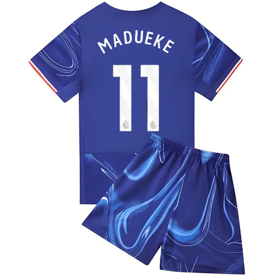 24/25 Noni Madueke #11 Blue Home Youth Soccer Jersey