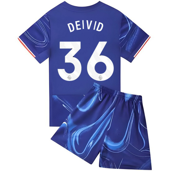 24/25 Deivid Washington #36 Blue Home Youth Soccer Jersey