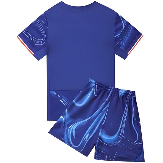 24/25 Blank Outdoor Blue Home Youth Soccer Jersey