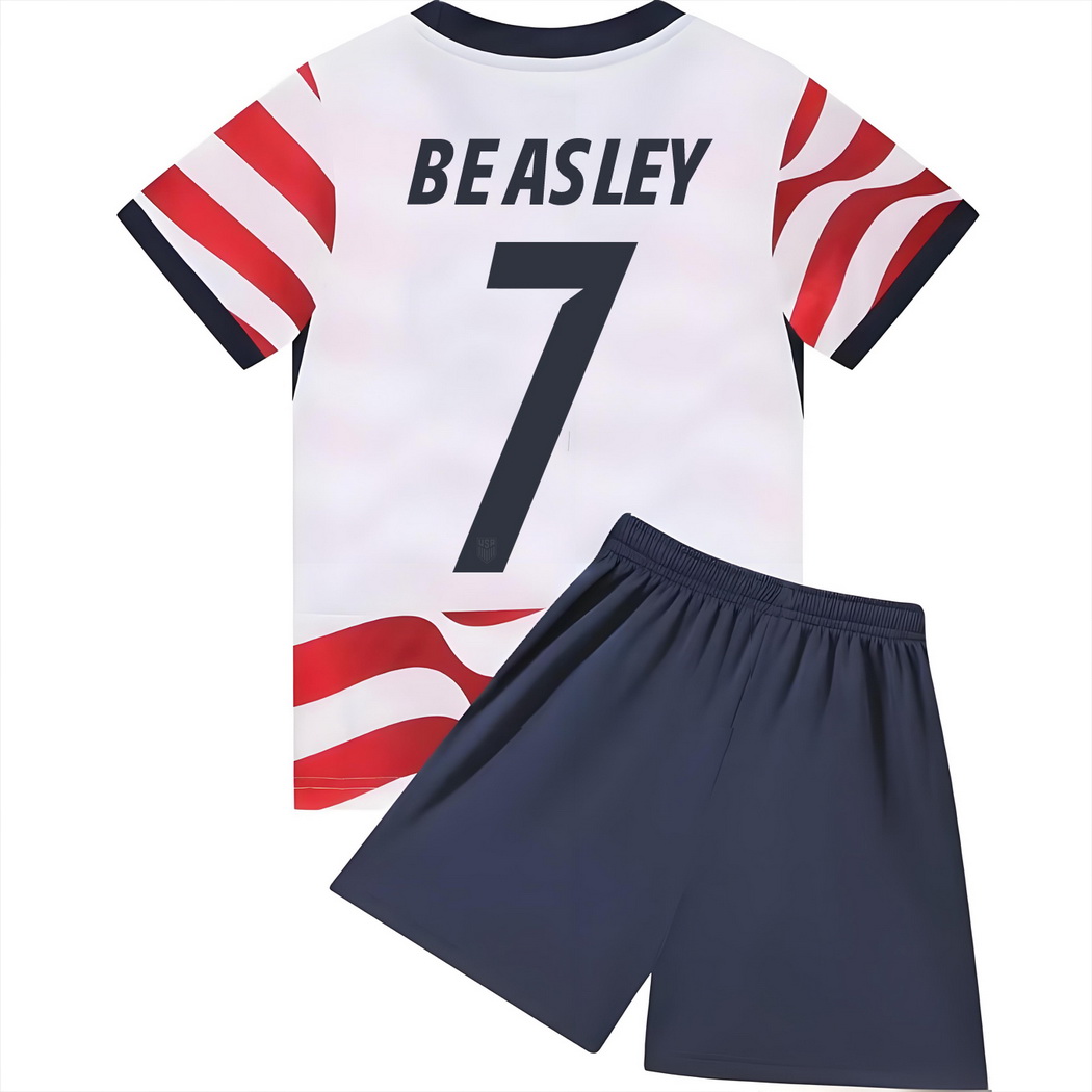 2026 DaMarcus Beasley USA #7 Home Youth Soccer Jersey