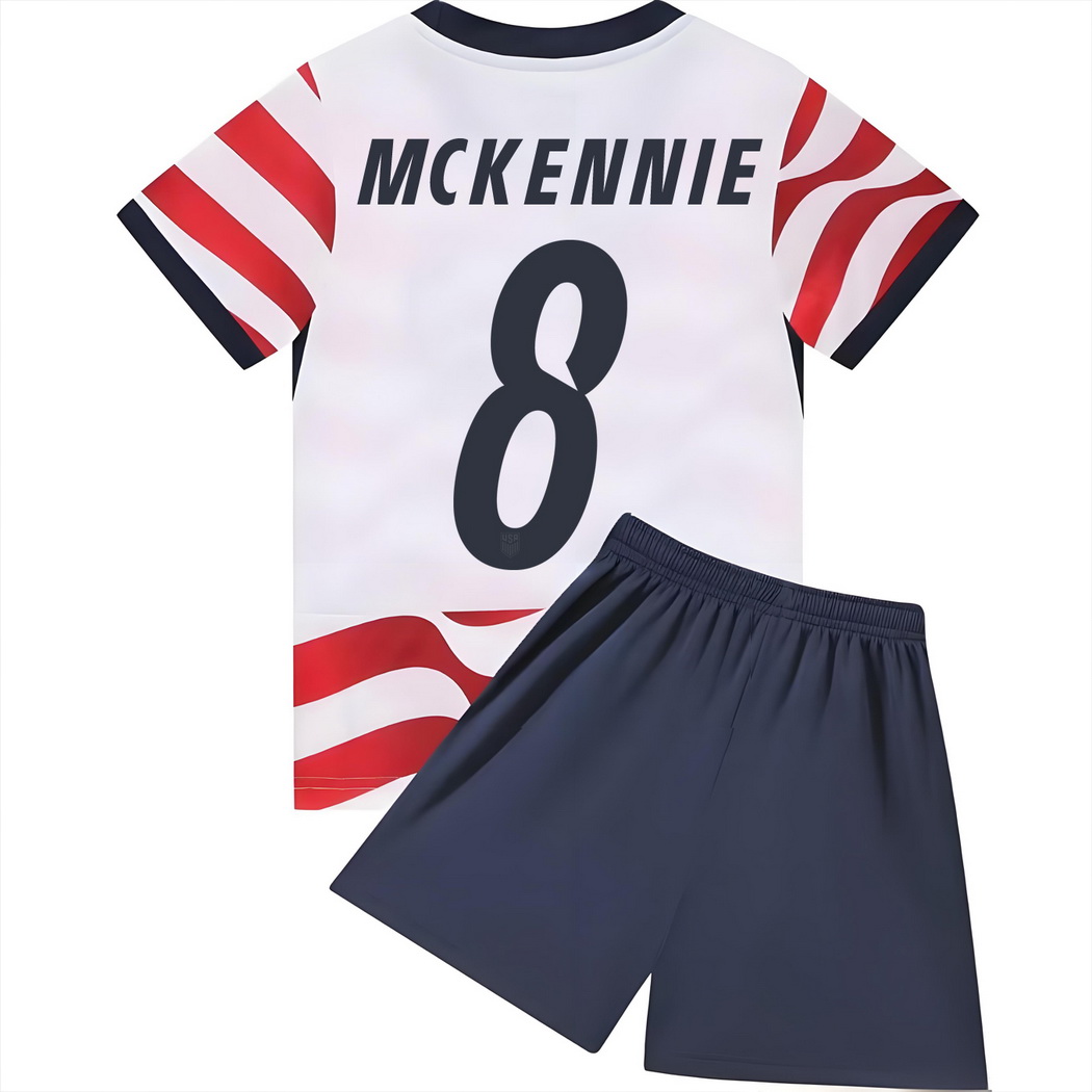 2026 Weston McKennie USA #8 Home Youth Soccer Jersey