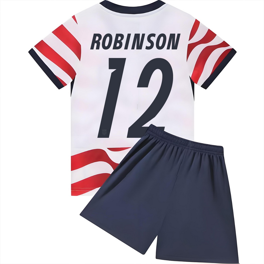 2026 Miles Robinson USA #12 Home Youth Soccer Jersey
