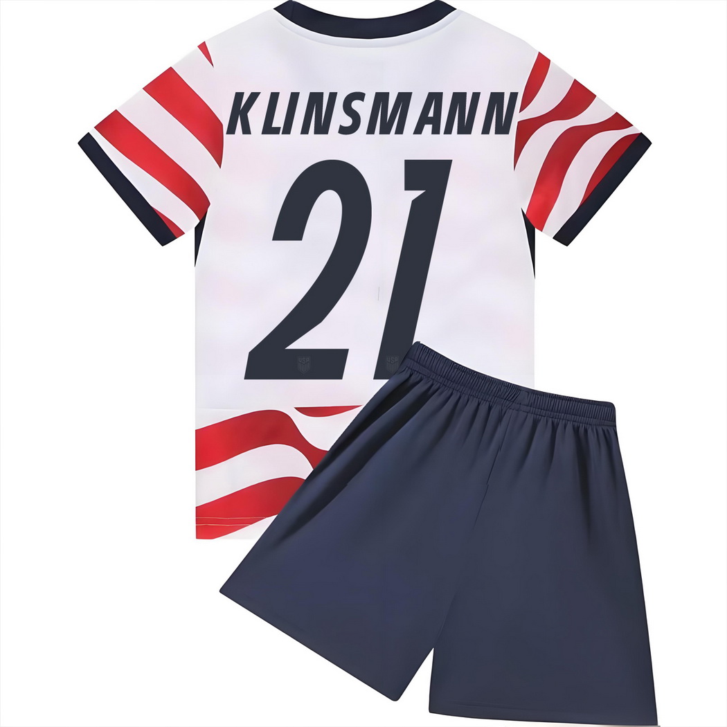 2026 Jonathan Klinsmann USA #21 Home Youth Soccer Jersey