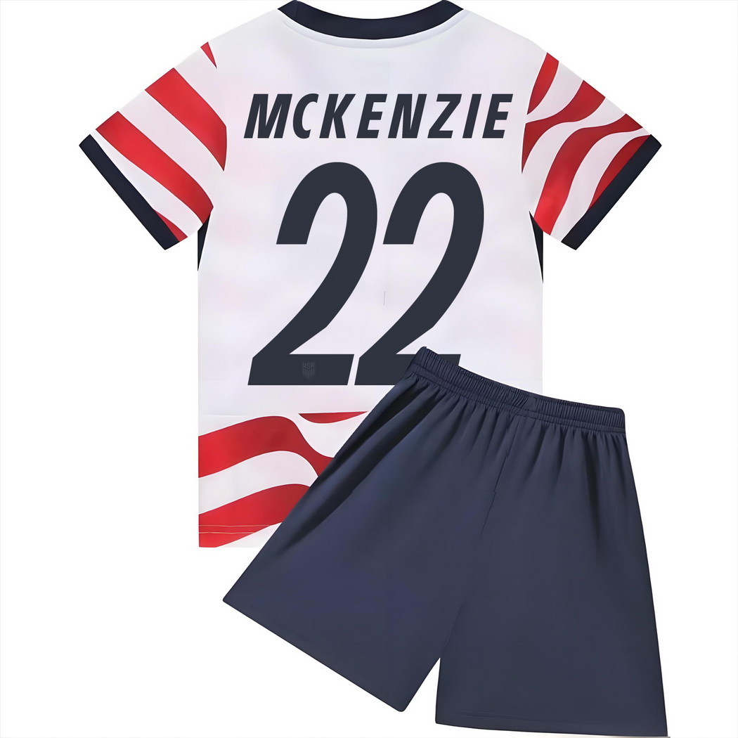 2026 Mark McKenzie USA #22 Home Youth Soccer Jersey