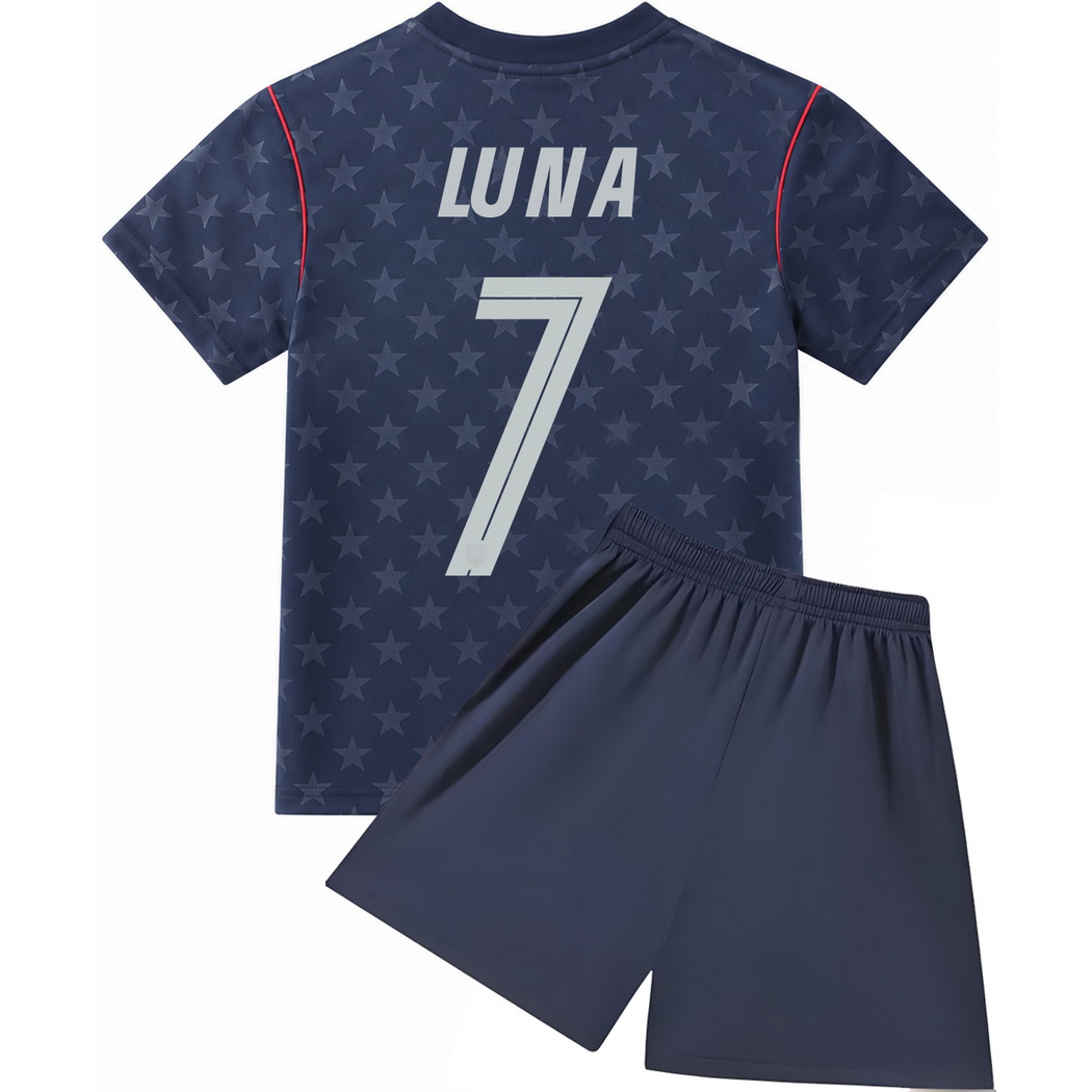 26/27 Diego Luna USA #7 Away Youth Soccer Jersey