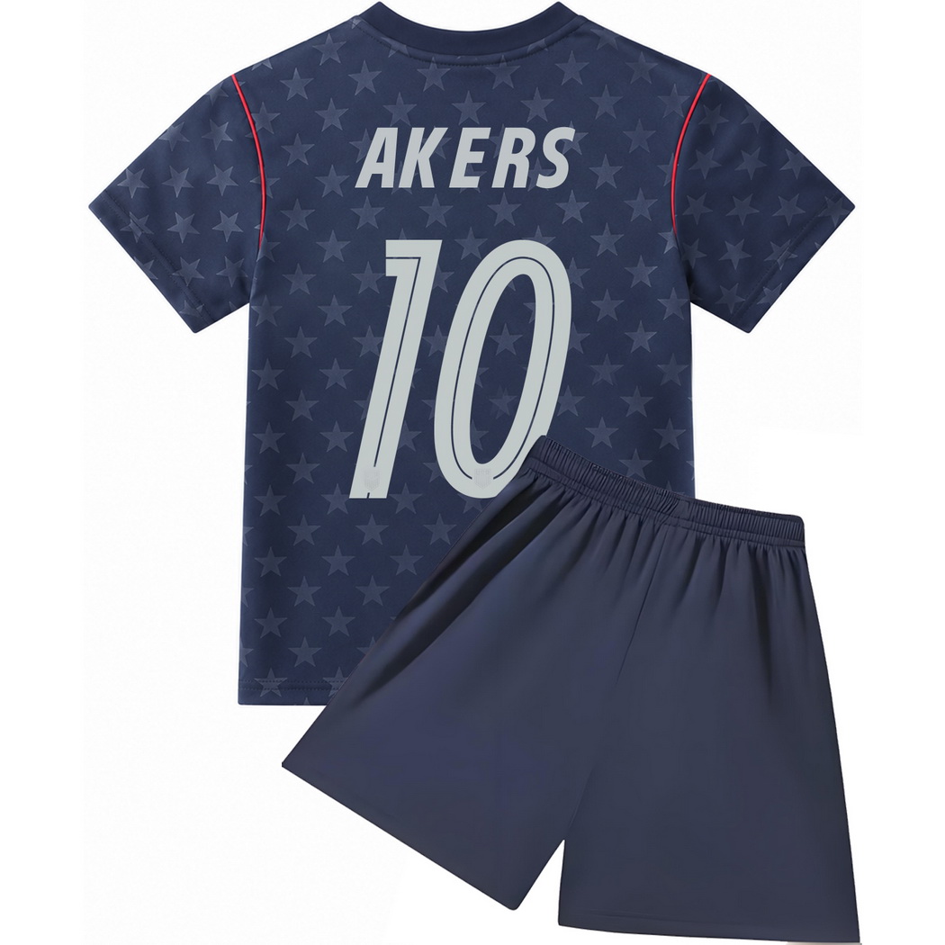 26/27 Michelle Akers USA #10 Away Youth Soccer Jersey