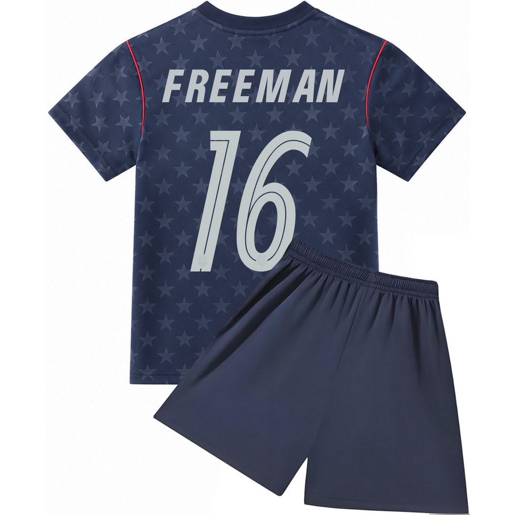 26/27 Alex Freeman USA #16 Away Youth Soccer Jersey
