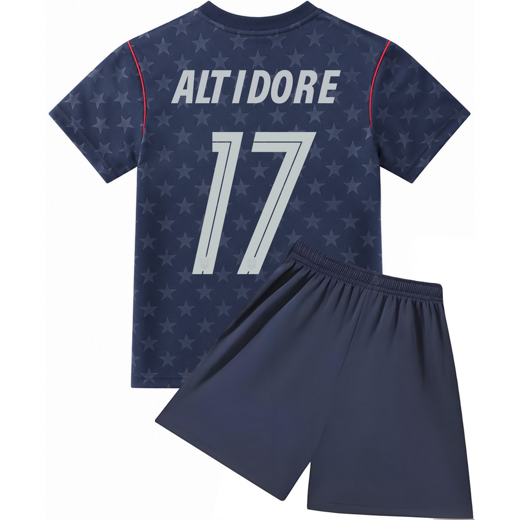 26/27 Jozy Altidore USA #17 Away Youth Soccer Jersey