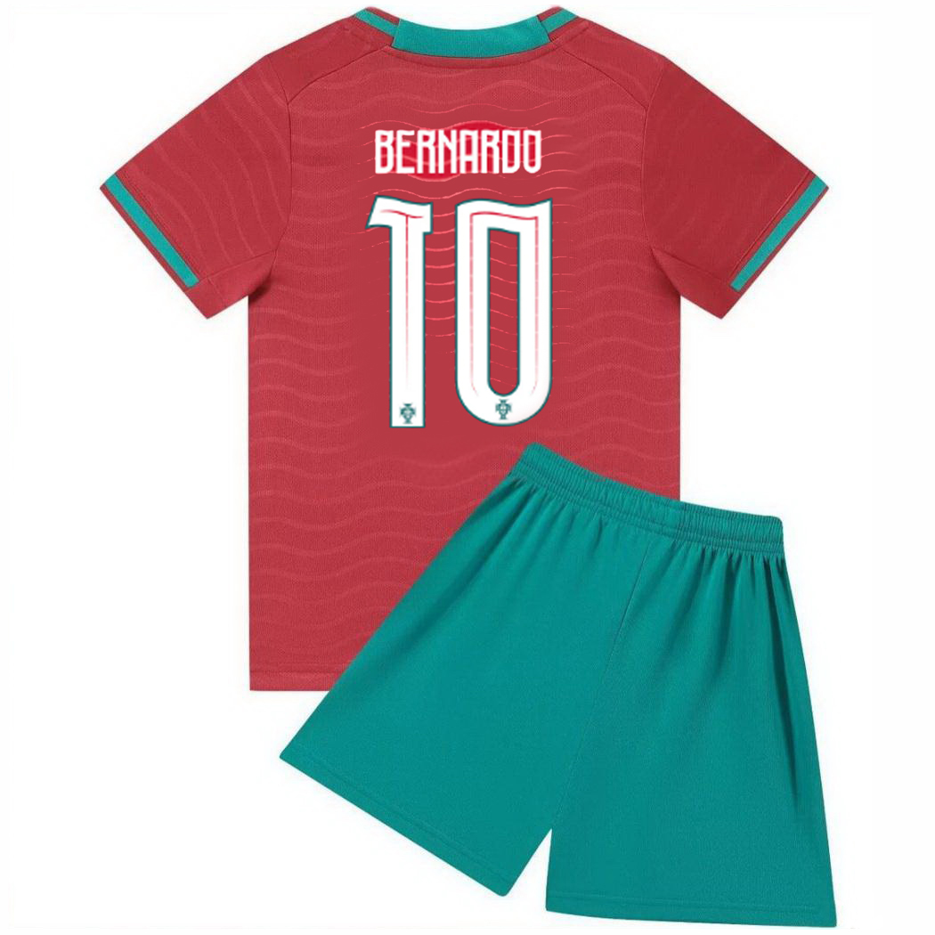 2026 Bernardo Silva Portugal #10 Home Youth Soccer Jersey