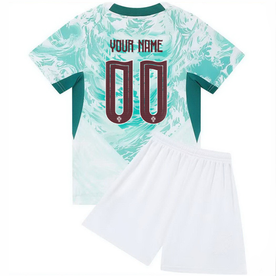 26/27 Customized Portugal #00 Away Youth Soccer Jersey