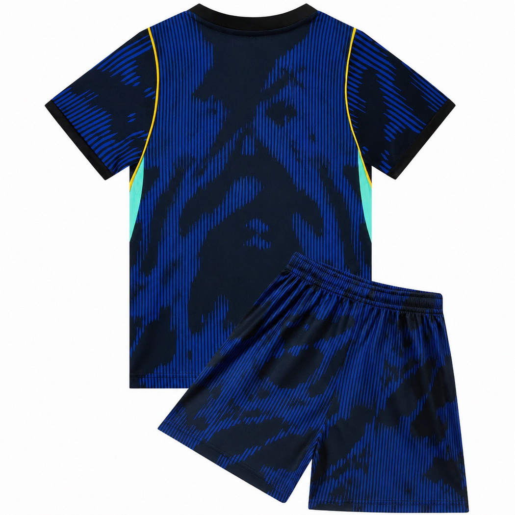 26/27 Blank Brazil Away Youth Soccer Jersey