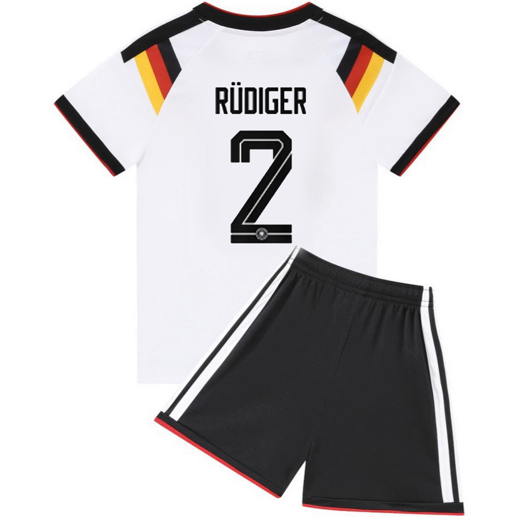 2026 Antonio Rudiger Germany #2 Home Youth Soccer Jersey
