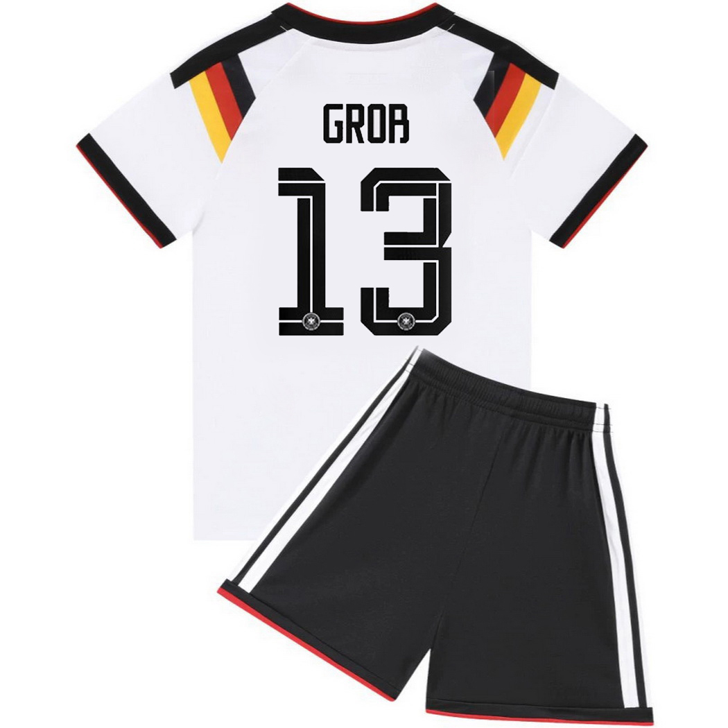 2026 Pascal Grob Germany #13 Home Youth Soccer Jersey