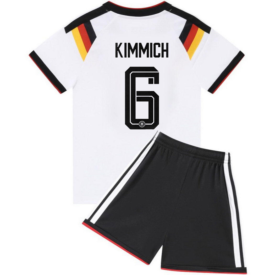2026 Joshua Kimmich Germany #6 Home Youth Soccer Jersey