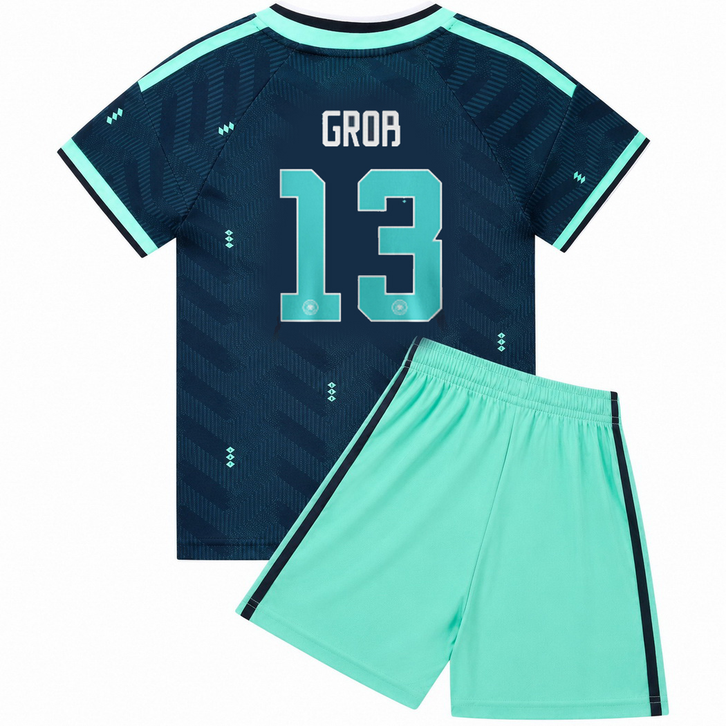 26/27 Pascal Grob Germany #13 Away Youth Soccer Jersey