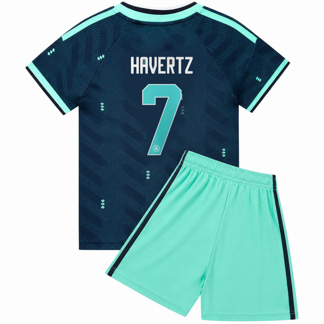 26/27 Kai Havertz Germany #7 Away Youth Soccer Jersey