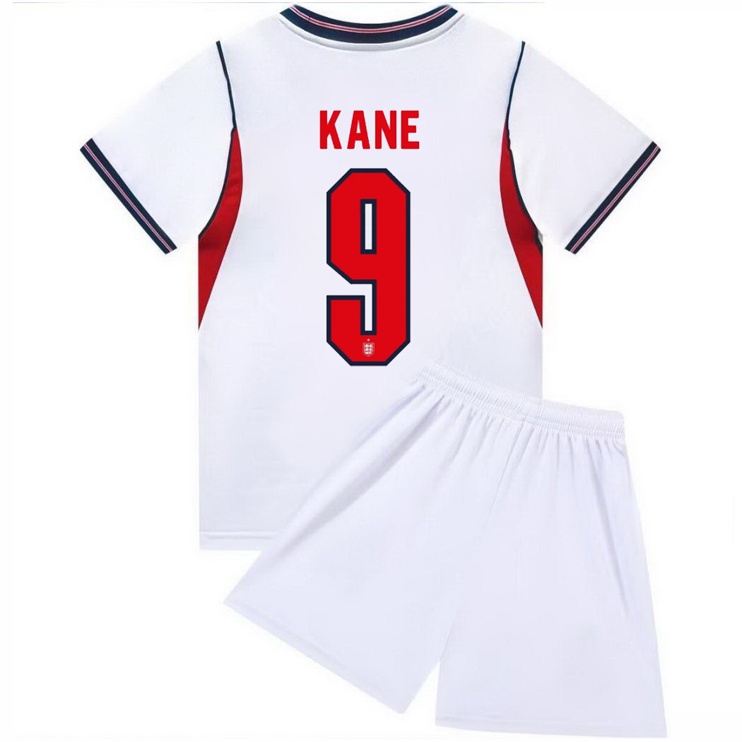2026 Harry Kane England #9 Home Youth Soccer Jersey