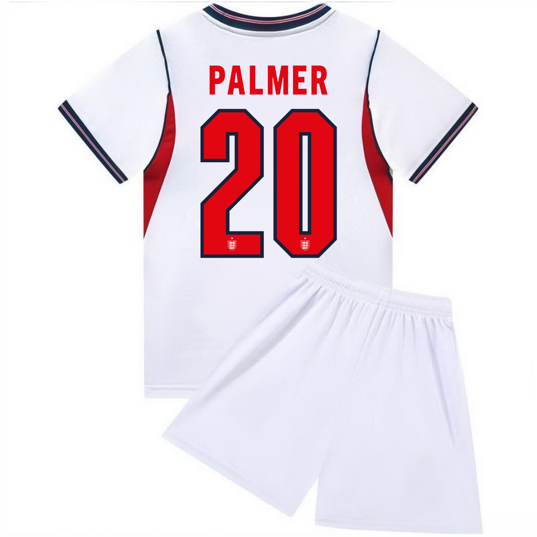 2026 Cole Palmer England #20 Home Youth Soccer Jersey