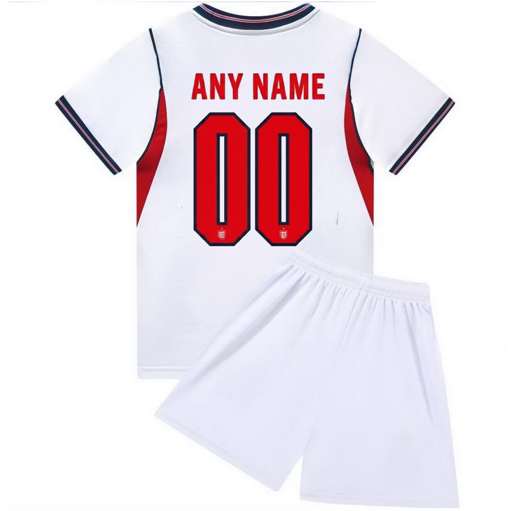 2026 Customized England #00 Home Youth Soccer Jersey