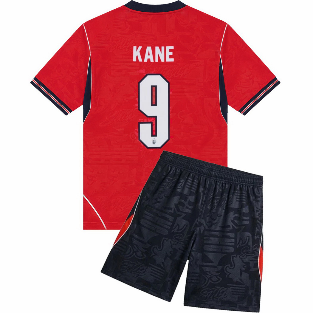 26/27 Harry Kane England #9 Away Youth Soccer Jersey