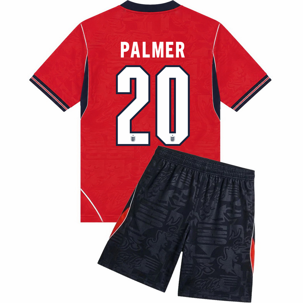 26/27 Cole Palmer England #20 Away Youth Soccer Jersey