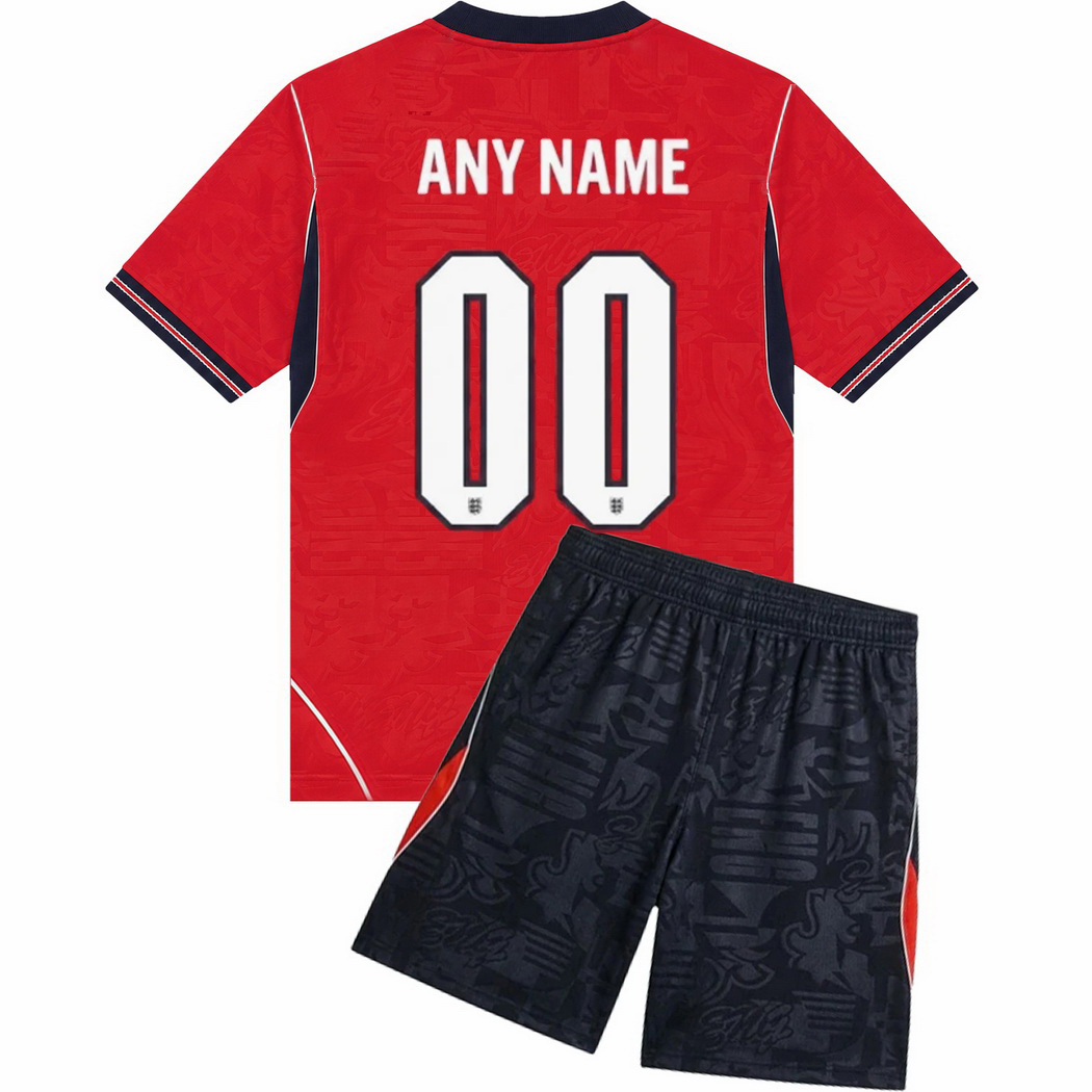 26/27 Customized England #00 Away Youth Soccer Jersey