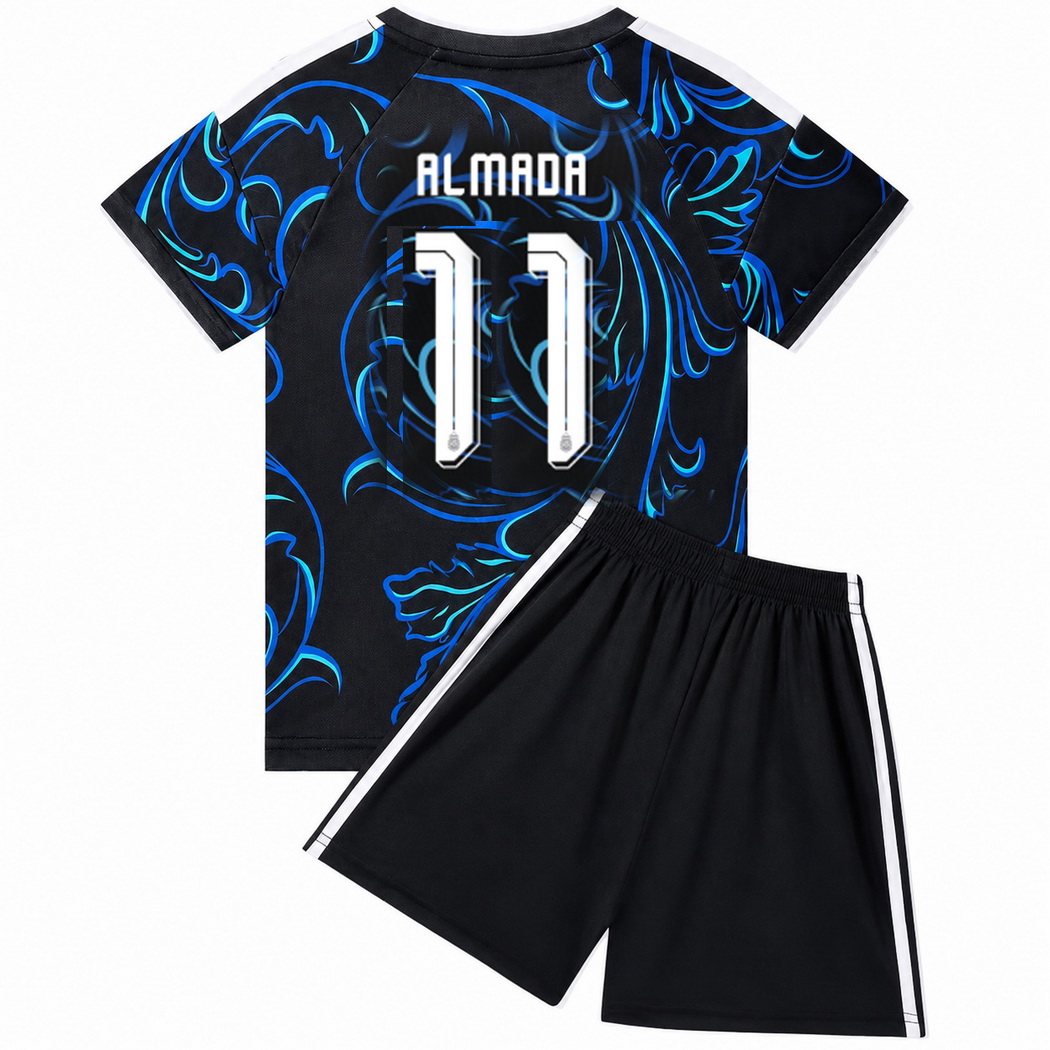 2026 Thiago Almada Argentina #11 Away Youth Soccer Jersey